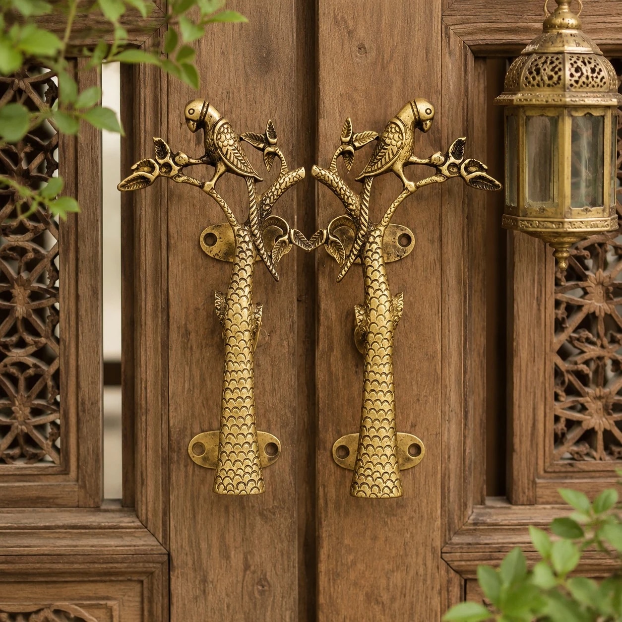 Handcrafted Brass Animal Door Handles 1
