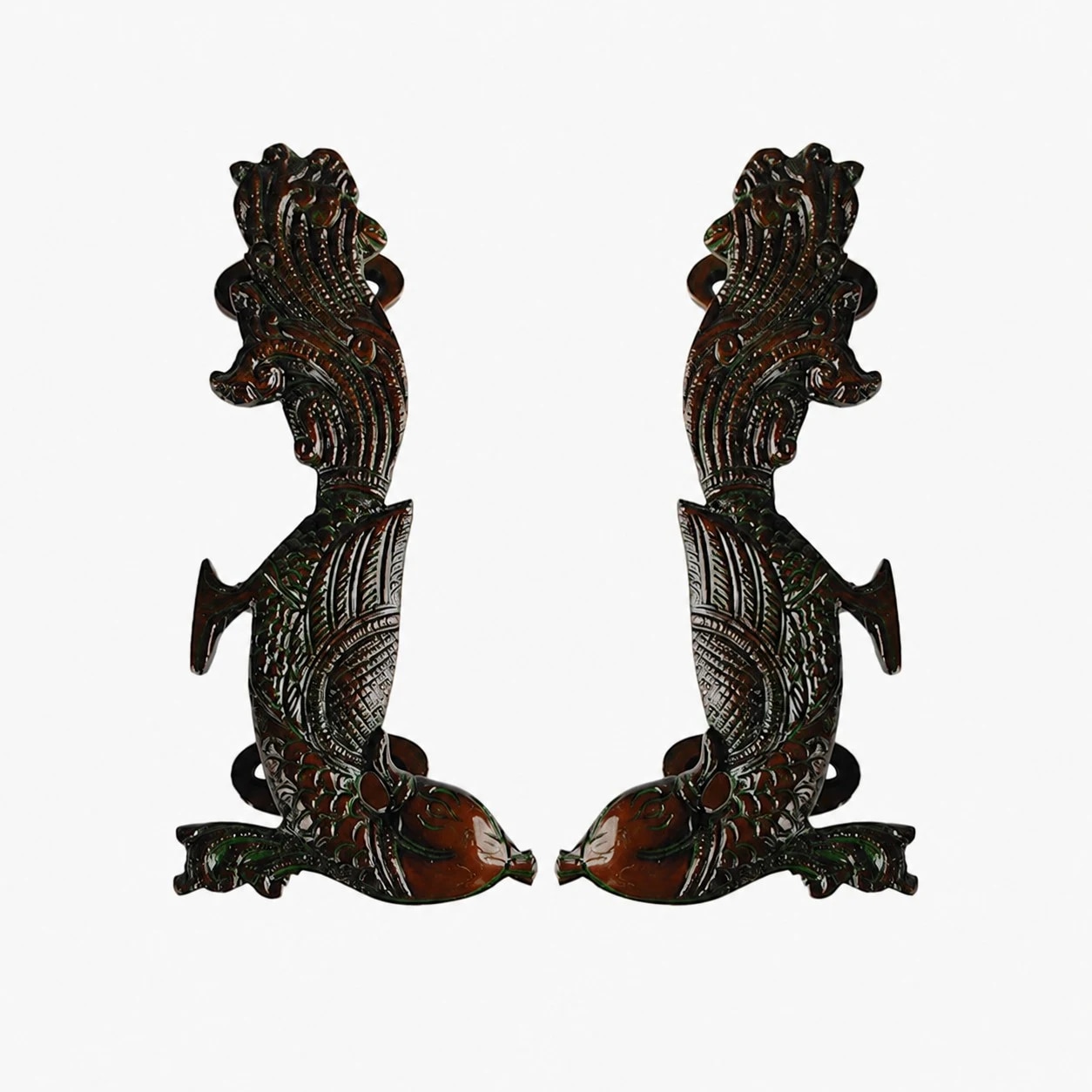 Handcrafted Brass Animal Door Handles 11