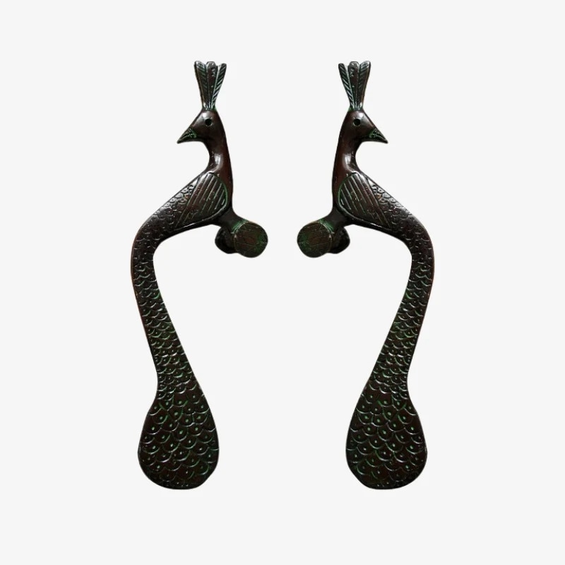 Handcrafted Brass Animal Door Handles 29
